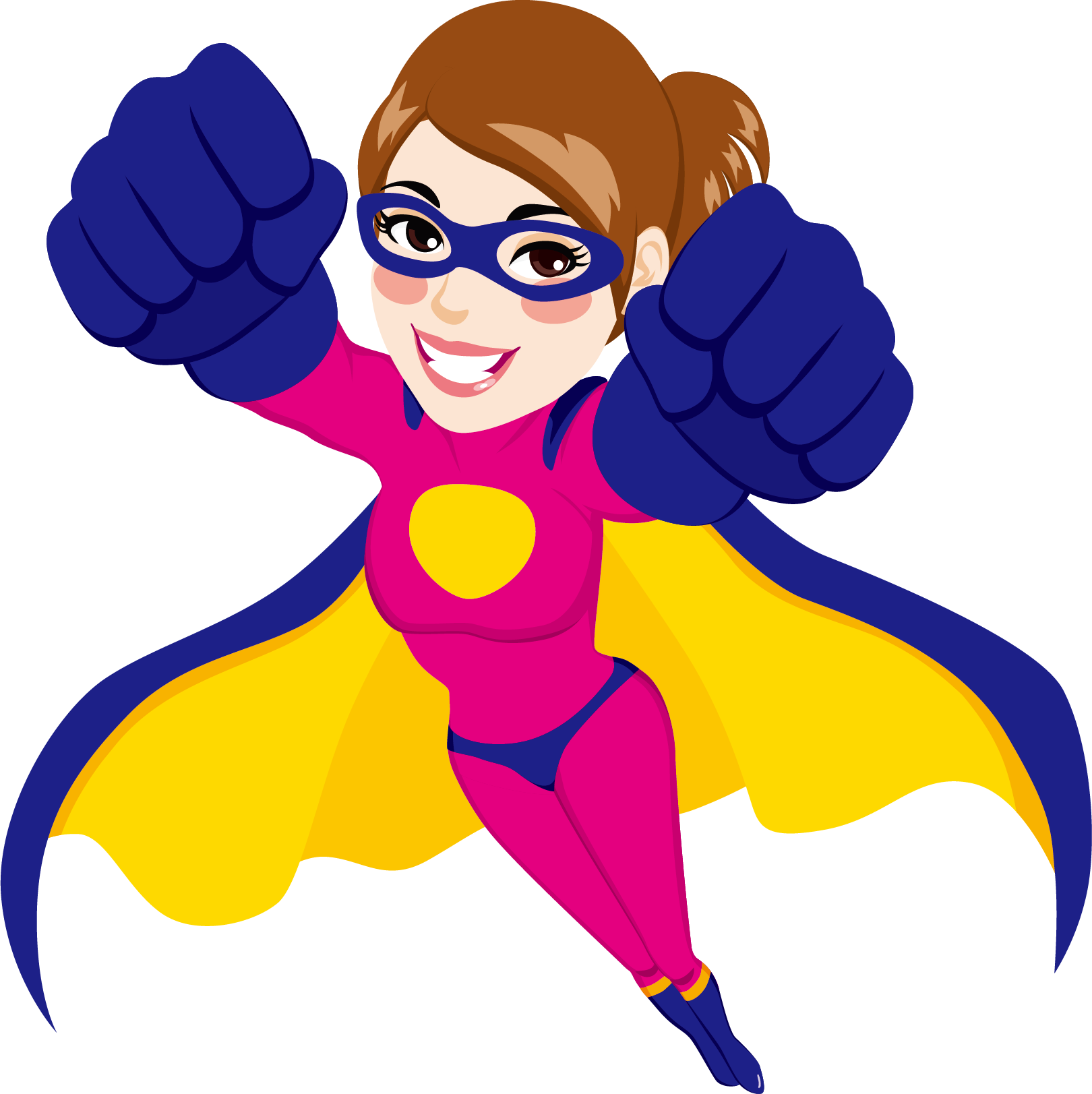 Superhero Flying Female The Superwoman Cartoon Superman Clipart