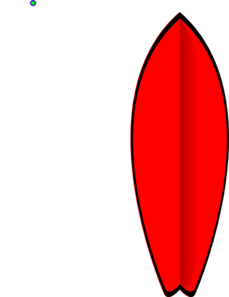 Red Surfboard At Clker Vector Hd Photos Clipart