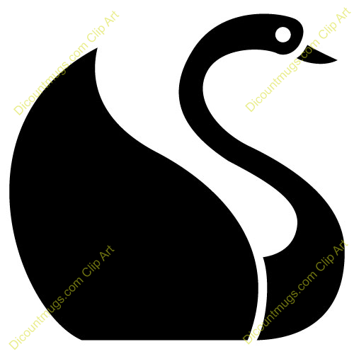 Swan Swimming Hostted Png Image Clipart
