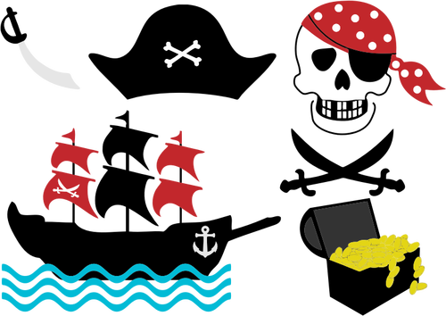 Pirate Paraphernalia Clipart
