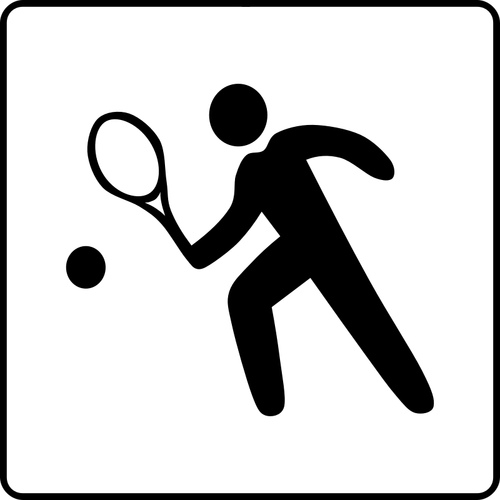 Of Tennis Facilities Available Sign Clipart