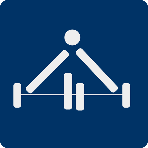 Of Weight Lifting Sport Pictogram Clipart
