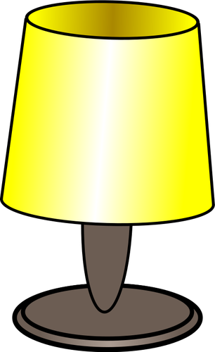 Of A Yellow Lamp Clipart