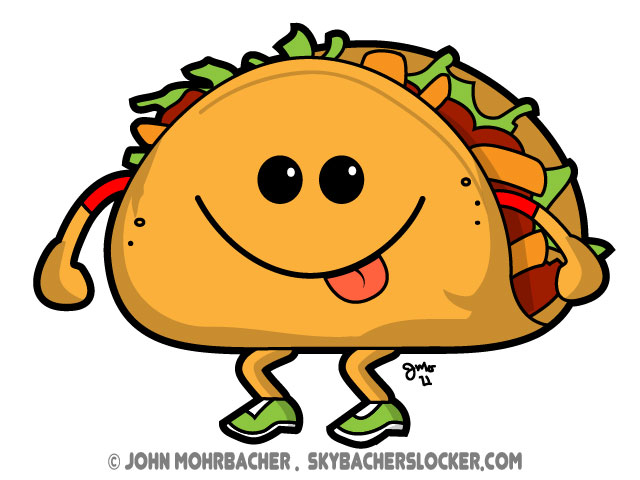 Cartoon Tacos Danaspac Top Free Download Png Clipart