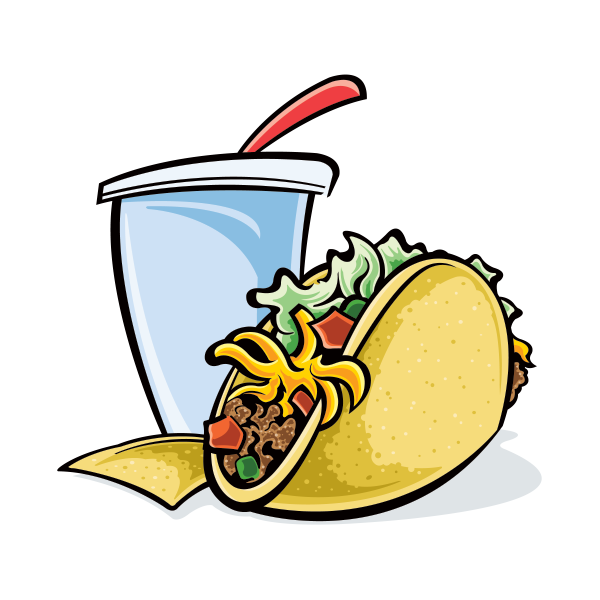 Cuisine Mexican Corn Taco Royalty-Free Vector Graphics Clipart
