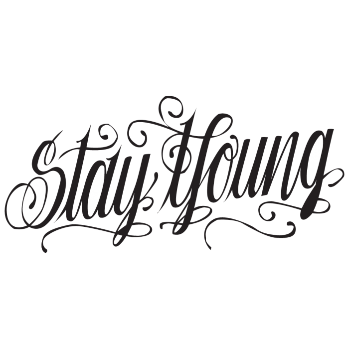 Tattoo Font Typography Ink Free PNG HQ Clipart