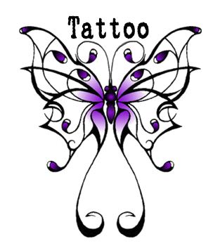 Butterfly Tattoo Png Images Clipart