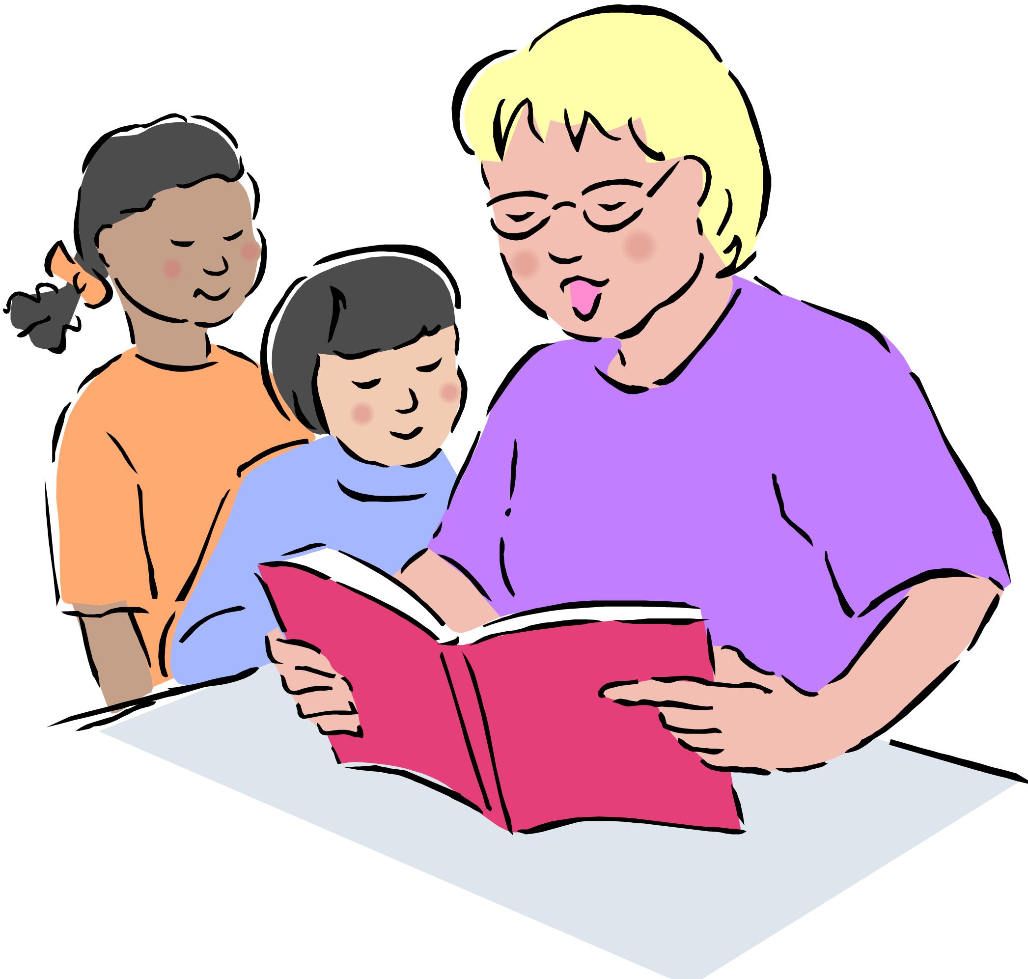 Teacher Reading To Students Images Download Png Clipart