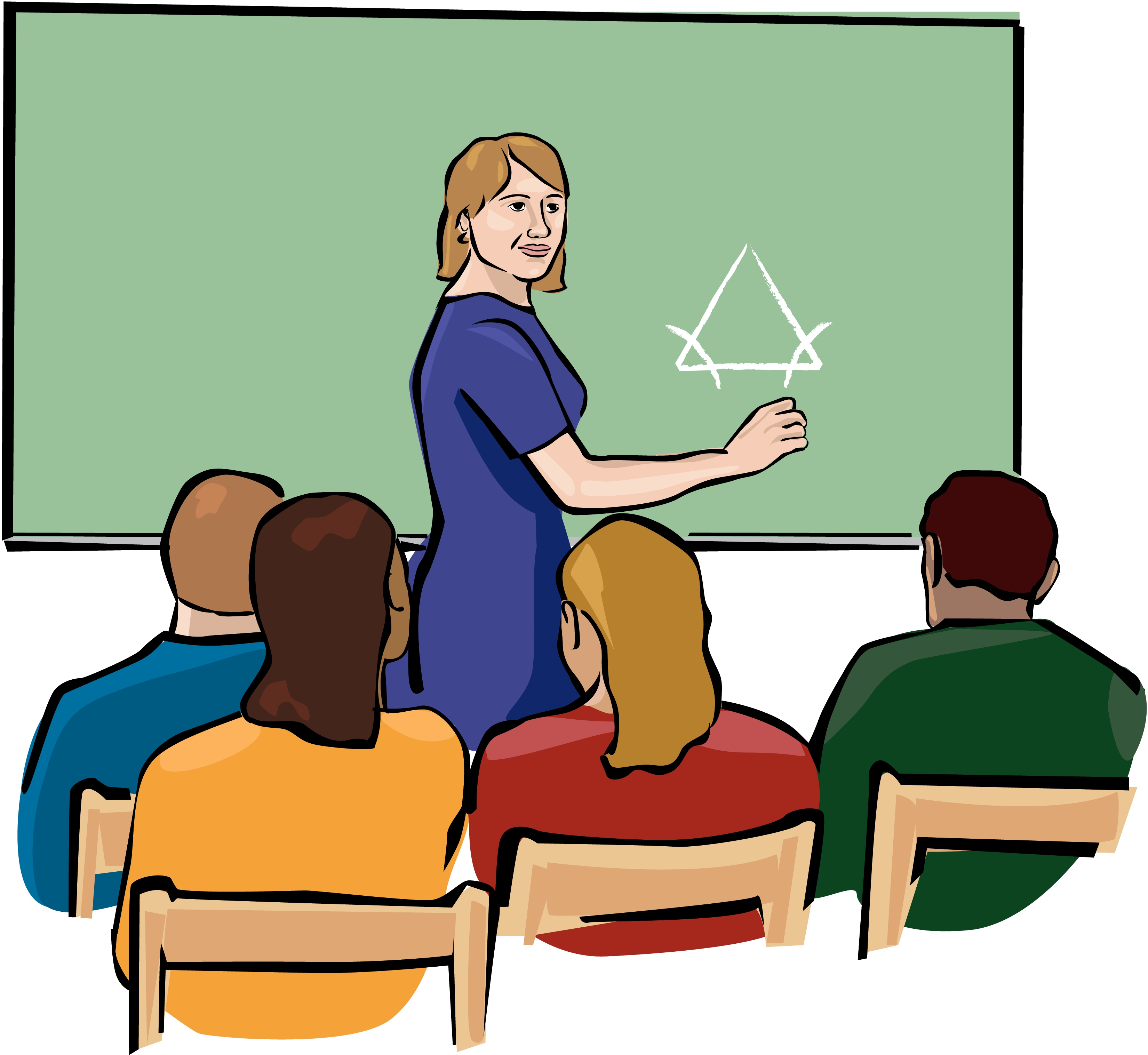 Teacher Clothing On And Teaching Free Download Png Clipart