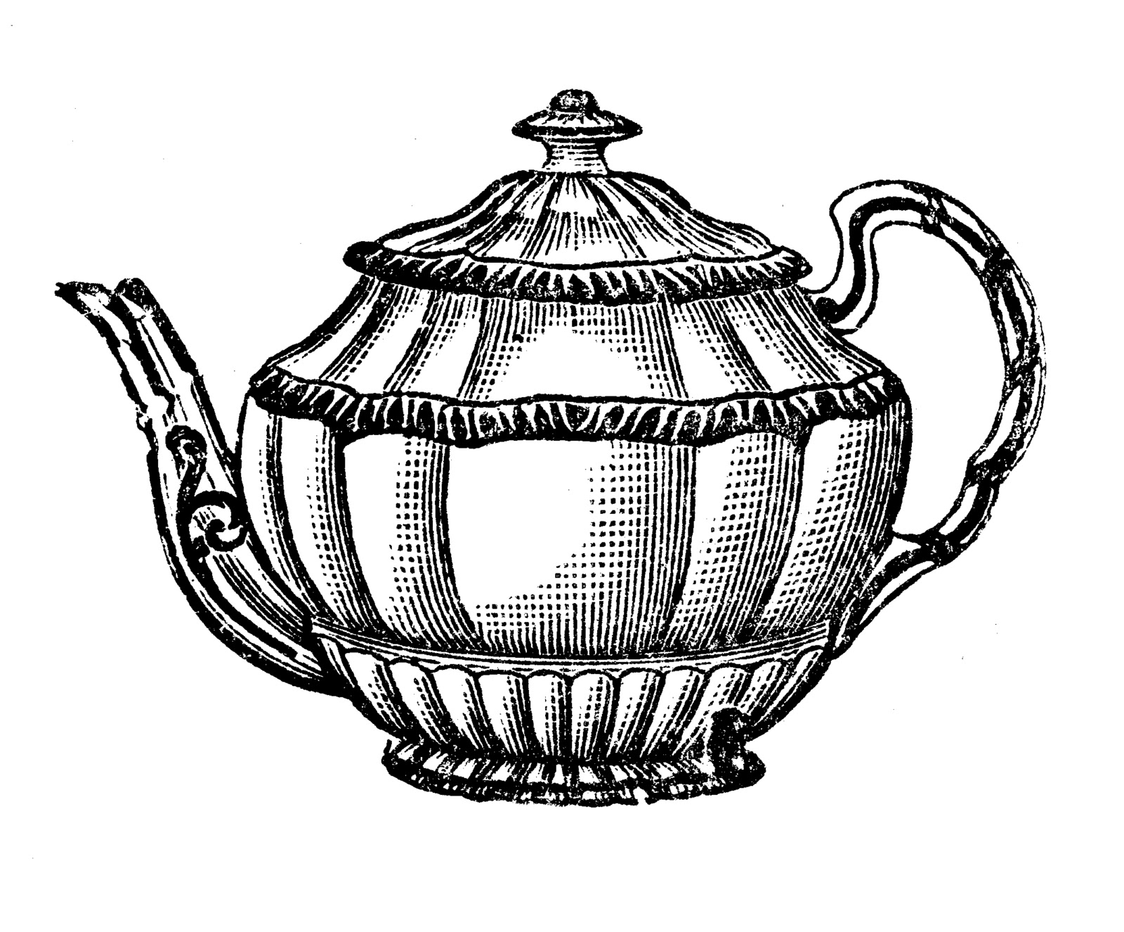 Teapot Outline Images Free Download Clipart