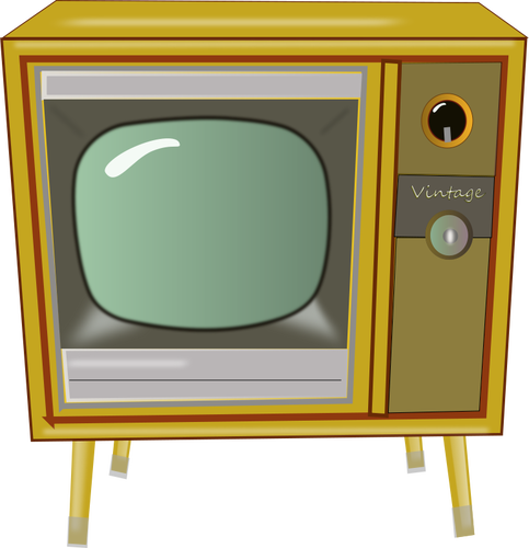 Vintage Tv Clipart