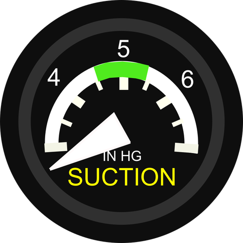 Gyro Suction Gauge Clipart