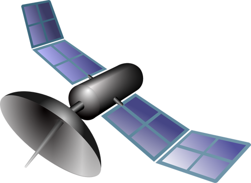Of Blue Space Satellite Clipart