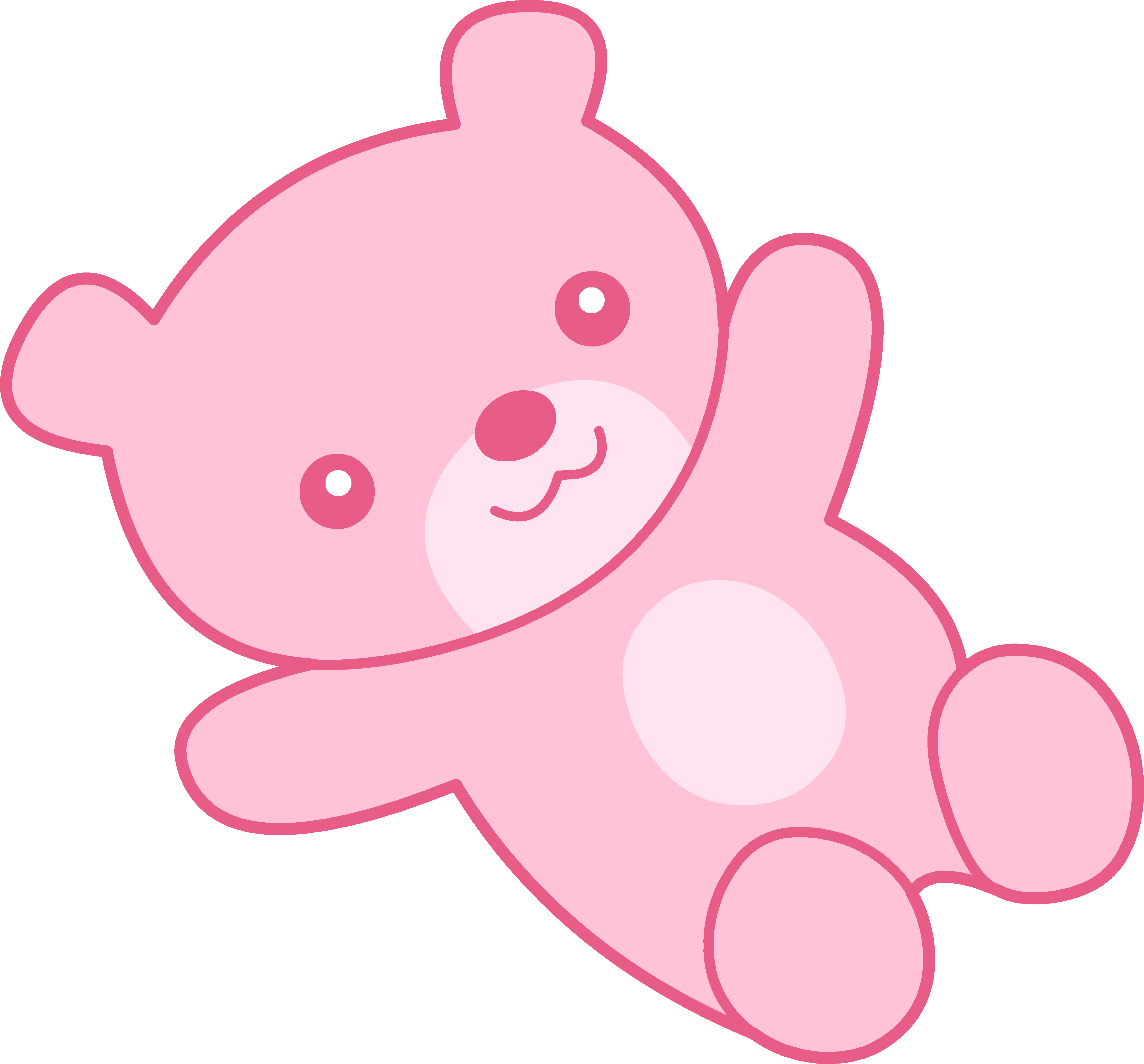 Cute Pink Teddy Bear Png Image Clipart