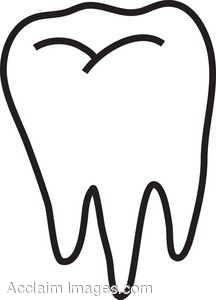 Tooth Teeth Black And White Images Clipart