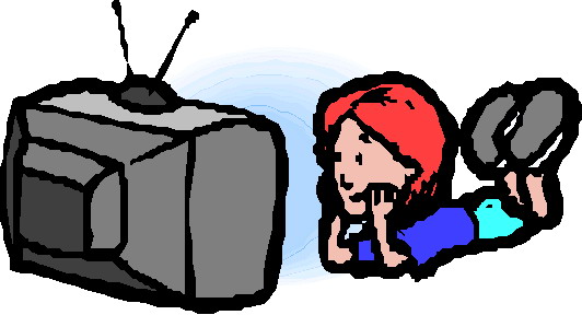 Watching Television Free Download Clipart