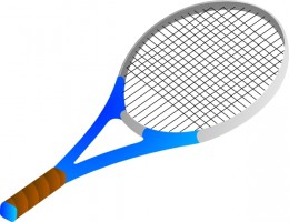Free Tennis Racket And Ball Vector For Clipart