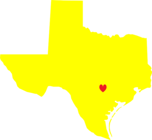 Yellow Heart Texas At Clker Vector Clipart