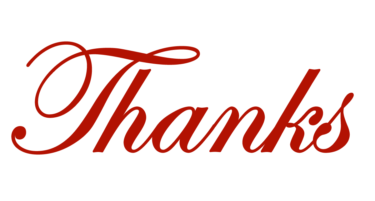 Christmas Thank You Transparent Image Clipart