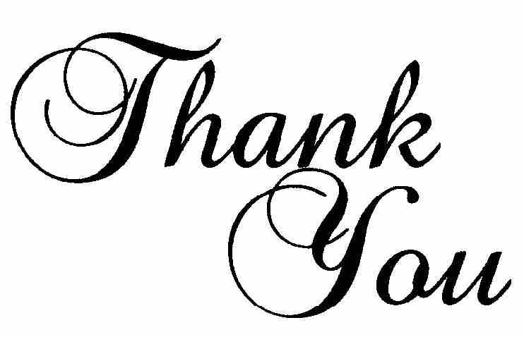Clip Art On Thank You Free Download Clipart