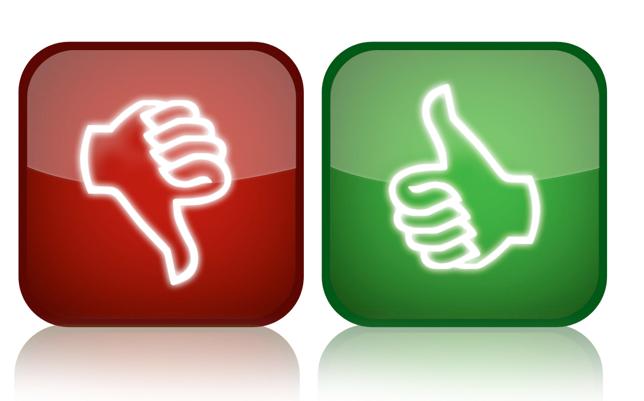 Thumbs Up Thumbs Down Pic Free Download Clipart