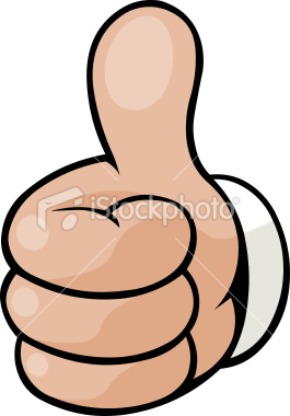 Cartoon Thumbs Up Png Image Clipart