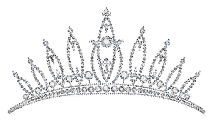 Decorative Diamond Jewellery Metal Crown Tiara Headpiece Clipart