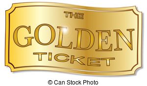 Golden Ticket Download Png Clipart