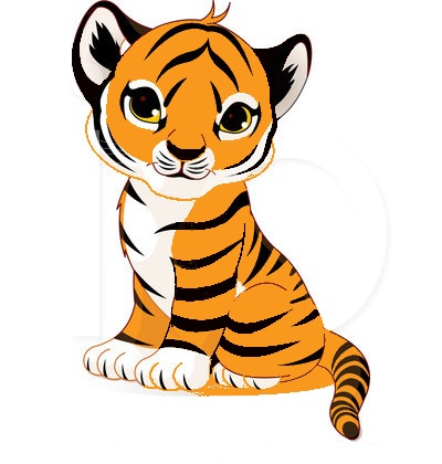 Met A Tiger On My Way Images Clipart