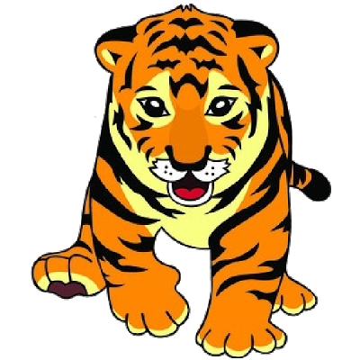 Tiger Nice Coloring Pages For Kids Clipart
