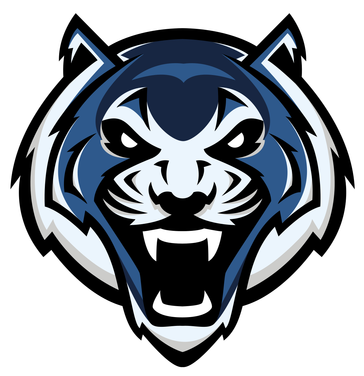 Blue Tiger Lincoln Tigers Football State Intercollegiate Clipart