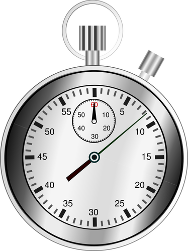Grayscale Chronograph Clipart