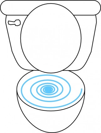 Swirly Toilet Vector Vector Download Free Download Png Clipart