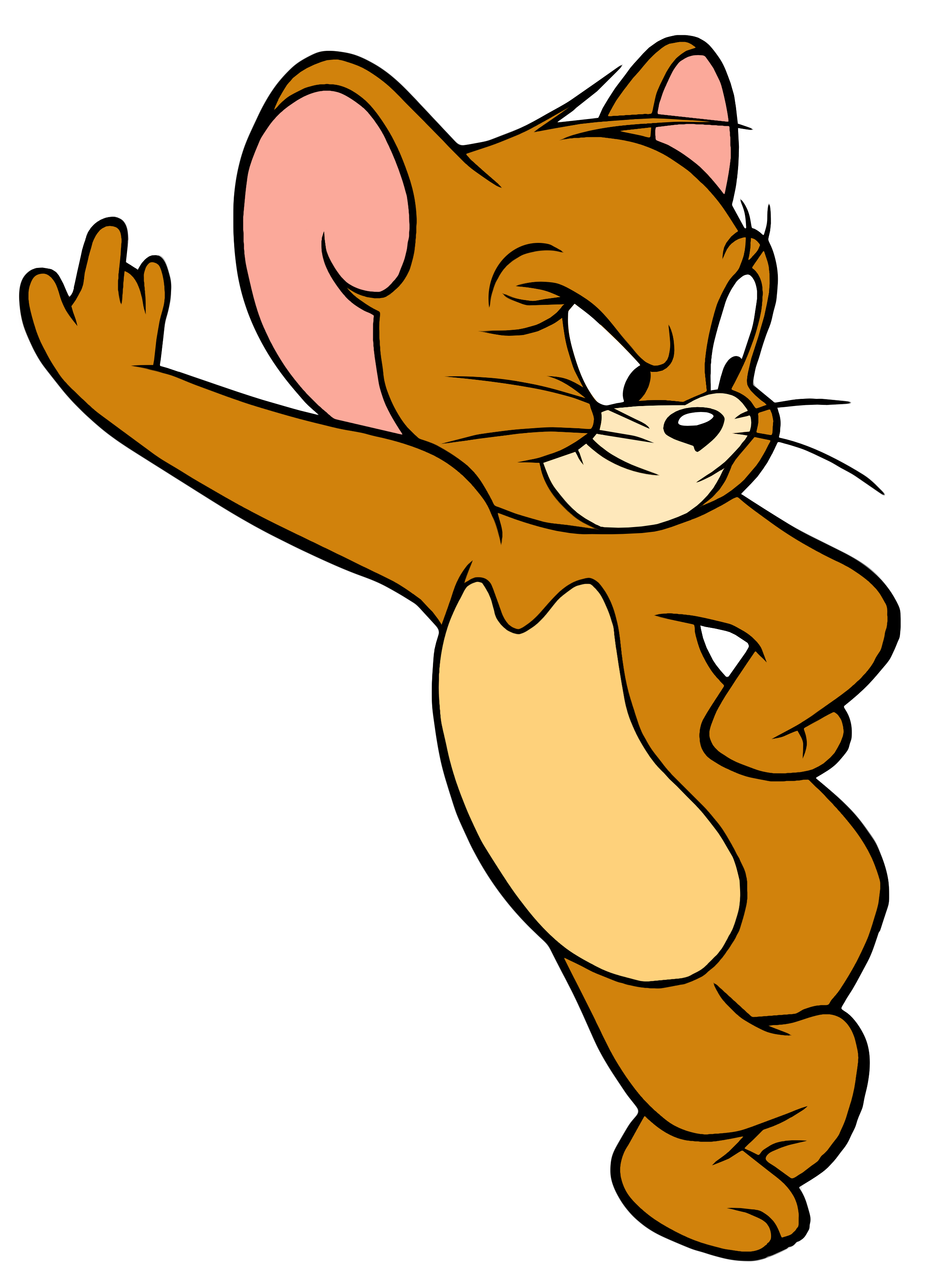 And Angry Jerry Cat Tom Mouse Clipart