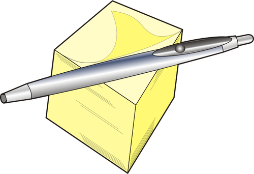 Pen And Notepad Clipart