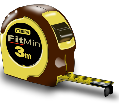 Measuring Tape Photorealistic Clipart