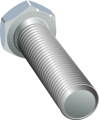 Of Screw From Two Angles Clipart