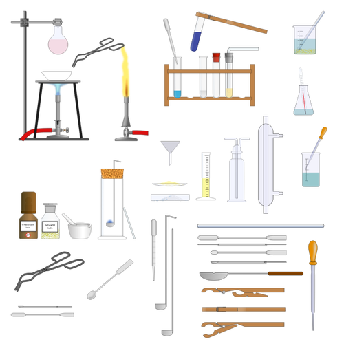 Chemistry Glassware And Equipment Clipart