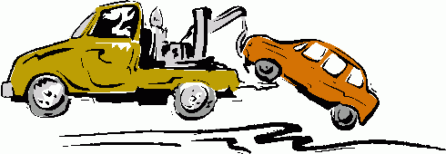 Tow Truck Car Being Towed Hd Photo Clipart