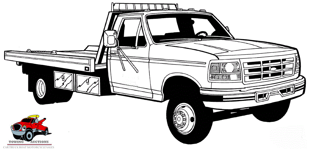 Flatbed Tow Truck Download Transparent Image Clipart