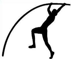 Track And Field Track Pole Vault Clipart
