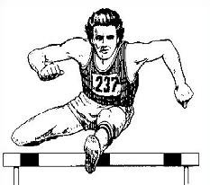 Track And Field Track Hurdles Free Download Clipart