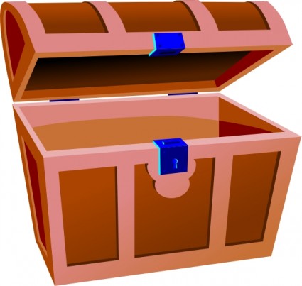 Treasure Chest Vector In Open Office Drawing Clipart