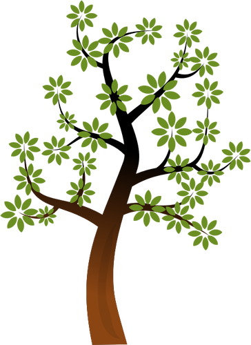 Simple Spring Tree Branch Clipart