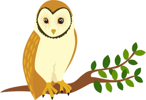 Perched Owl Clipart