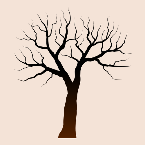 Dry Tree Isolated Clipart