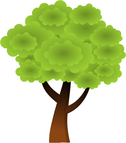 Tree In Spring Clipart
