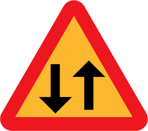 Two-Way Traffic Clipart
