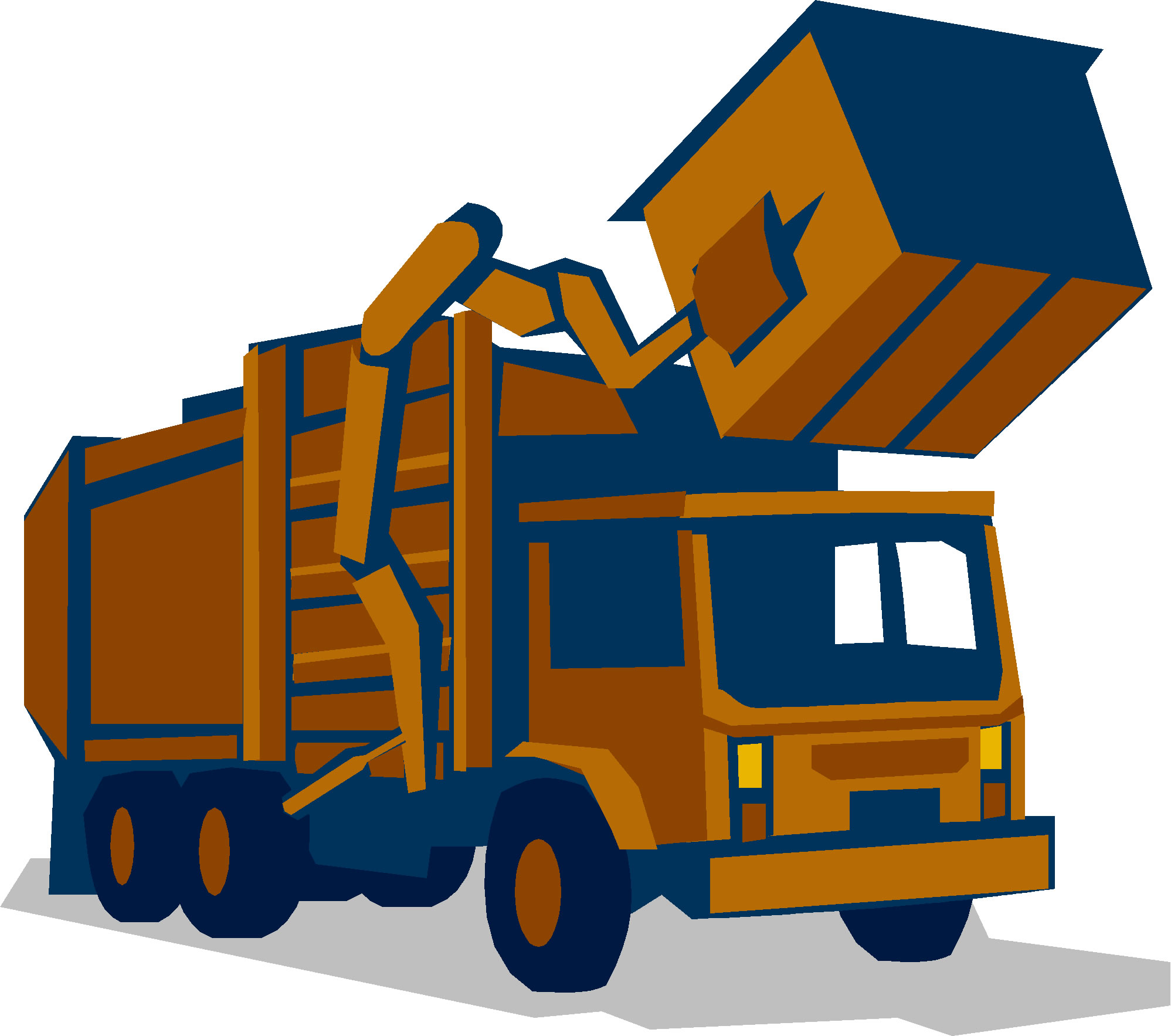 Waste Truck Hd Image Clipart