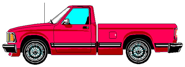 Red Pickup Truck Png Image Clipart